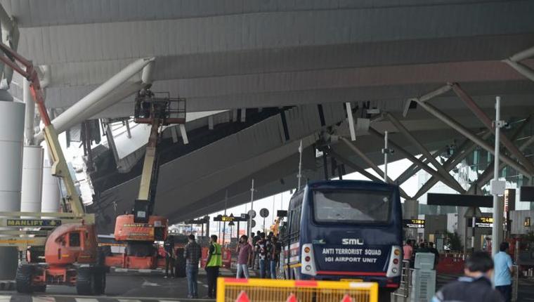 Tragic Incident at Delhi Airport Due to Roof Collapse in Heavy Rains