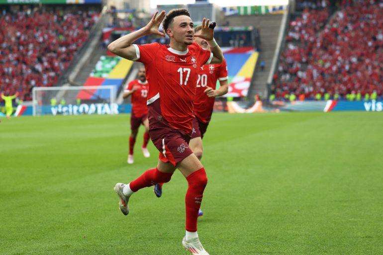 Switzerland triumphs over defending champions Italy to advance to Euro 2024 quarterfinals