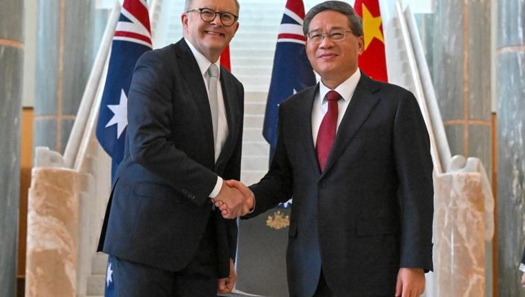 Australia's Albanese and China's Li Conduct 'Frank' Discussions in Canberra