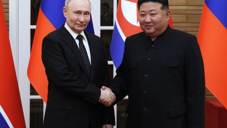 Kim Pledges Firm Backing for Russia in Ukraine as Putin Visits North Korea