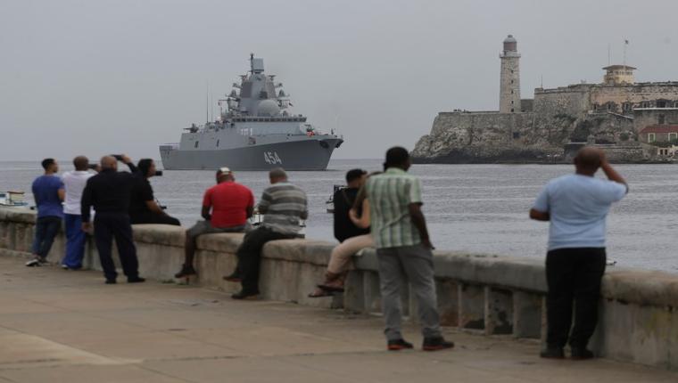 Russian Navy Fleet, Including Warship and Nuclear Submarine, Arrives in Cuba
