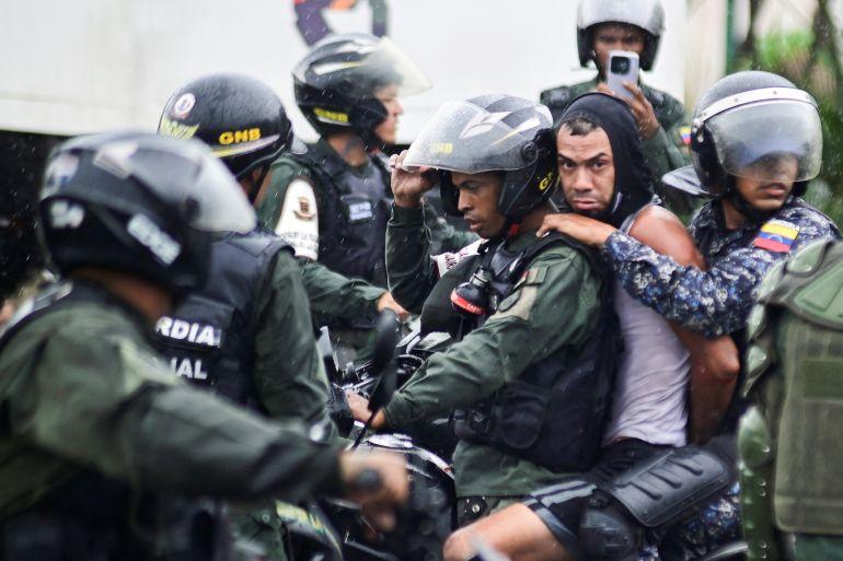 Venezuelan protesters teargassed in wake of disputed vote