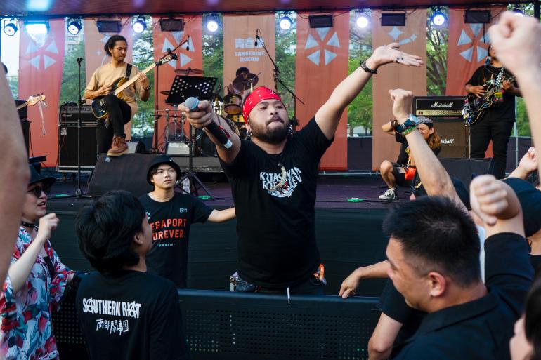 Indonesian band stands up for Taiwan’s migrant workers