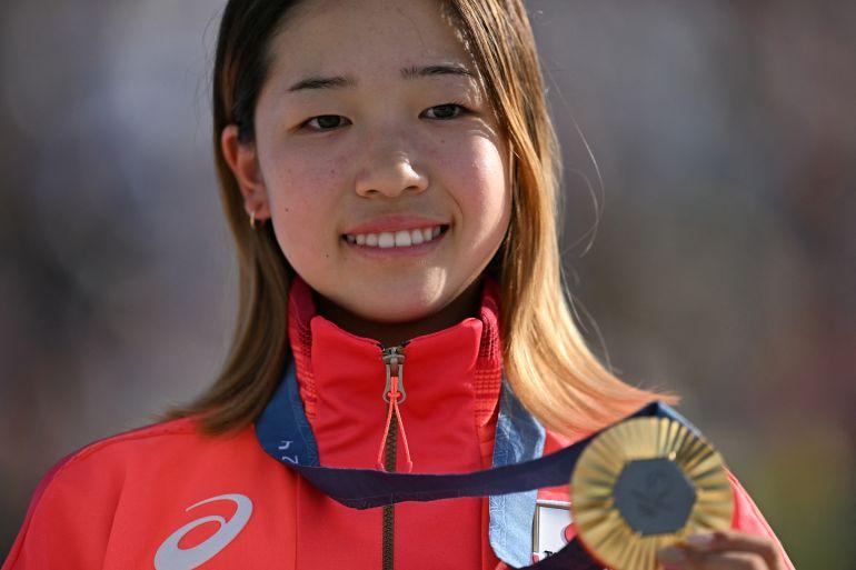 Japan’s Coco Yoshizawa, 14, Claims Gold in Street Skateboard at Paris Olympics